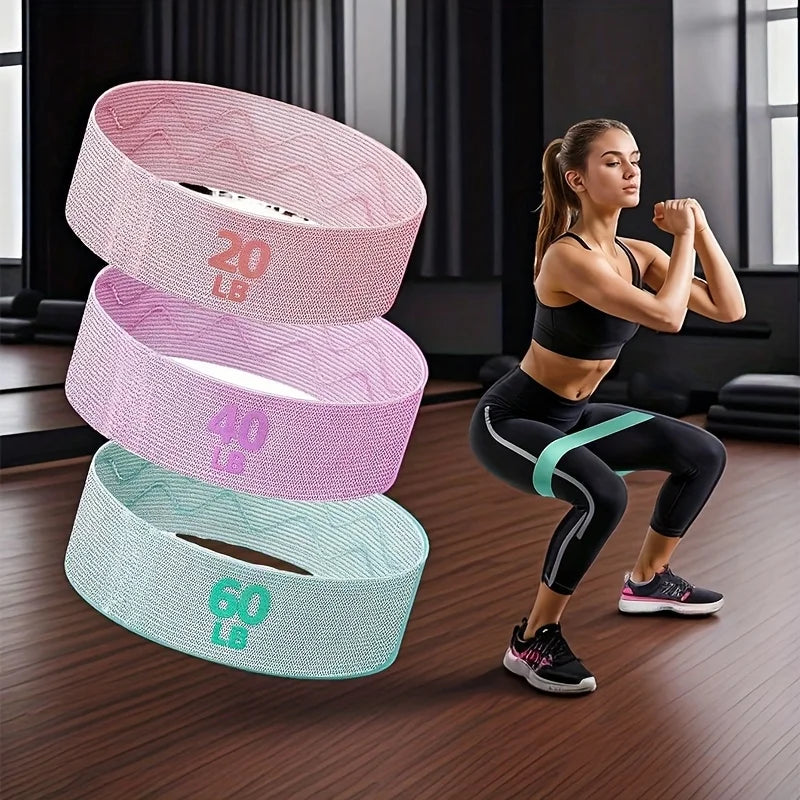 3-Piece Fabric Resistance Bands