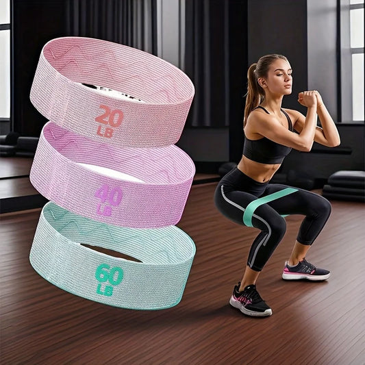 3-Piece Fabric Resistance Bands