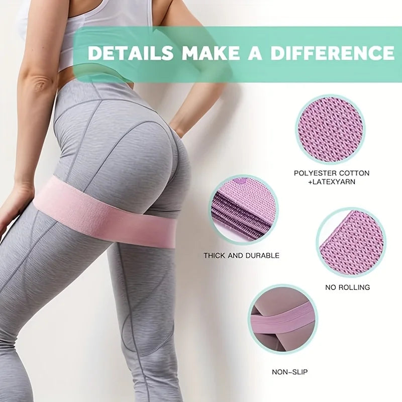 3-Piece Fabric Resistance Bands