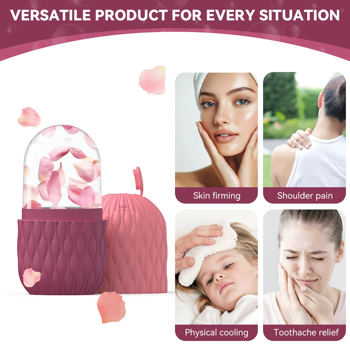 Silicone Facial Ice Roller