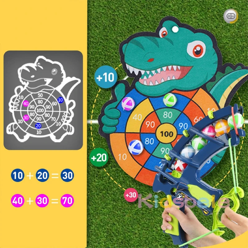 Dinosaur Sticky Ball Dart Set