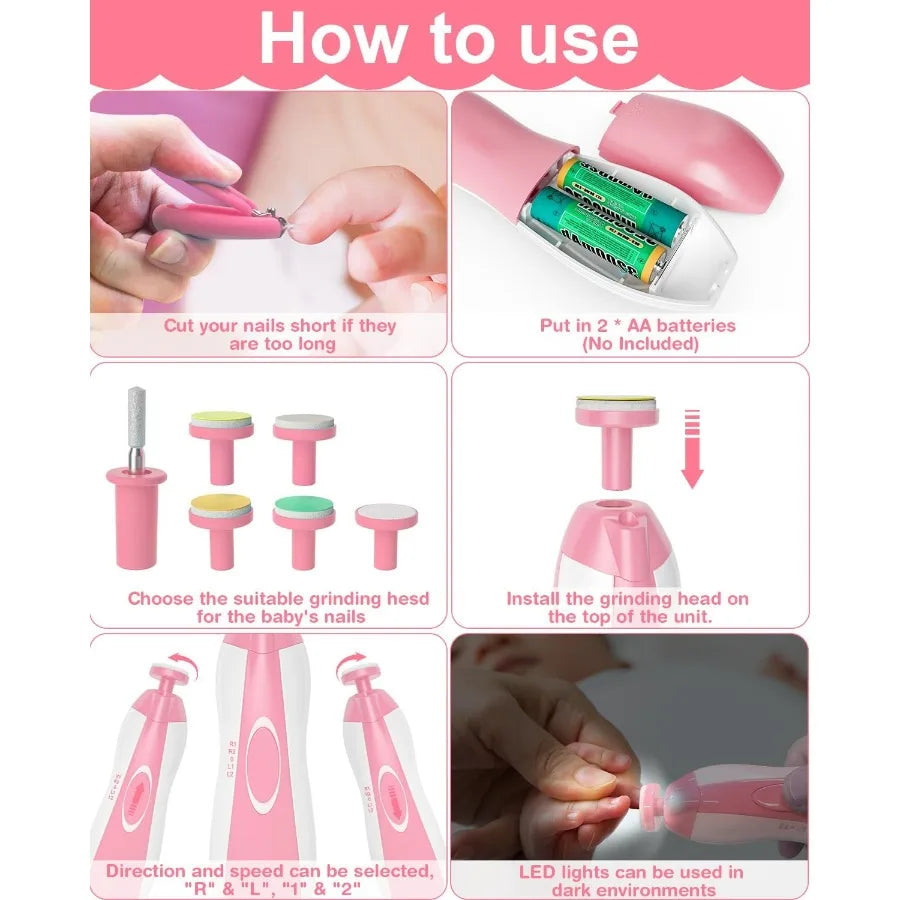 24-in-1 Baby Nail Trimmer Set