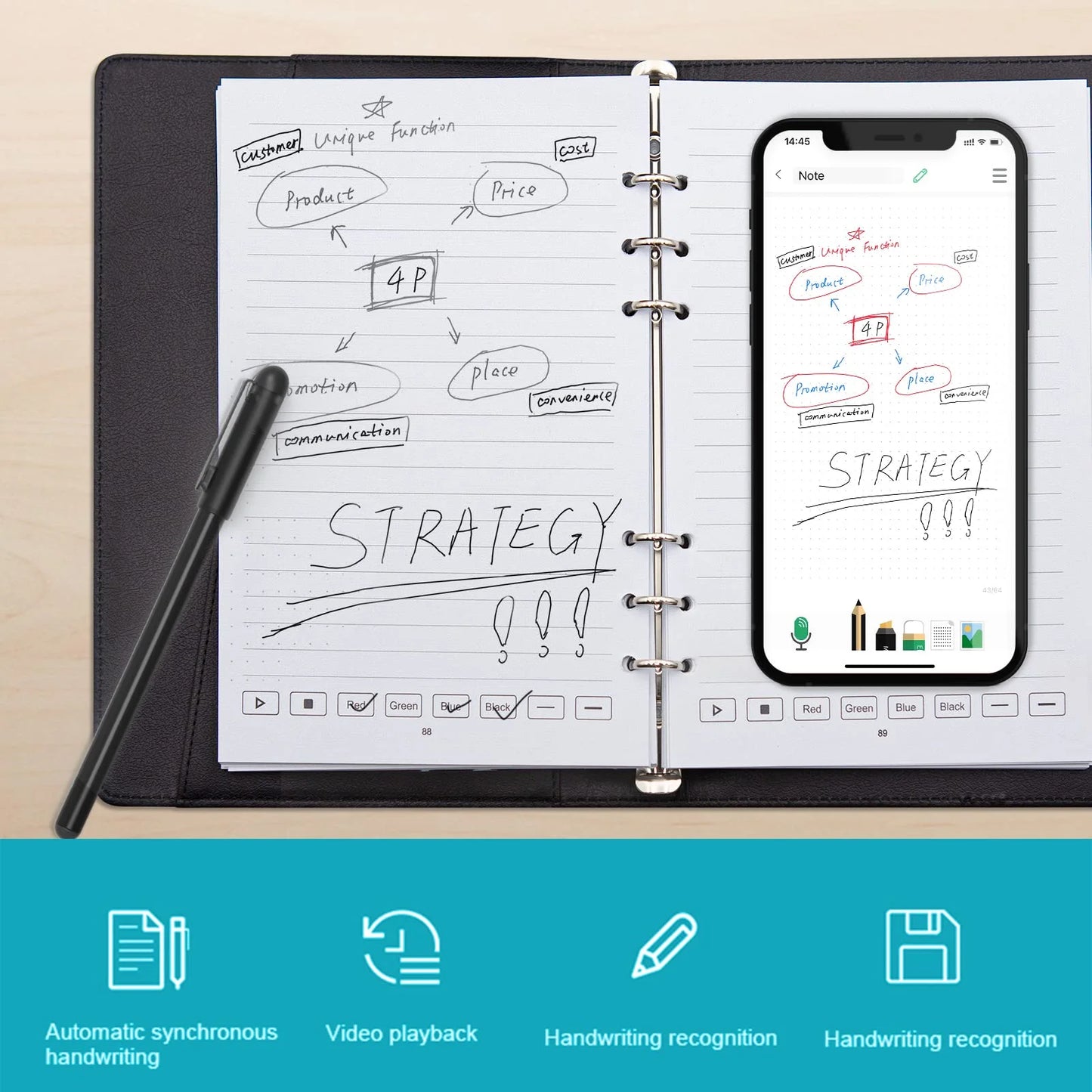 Smart Pen Set Smart Notebook