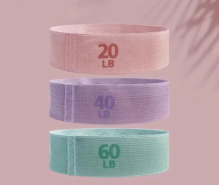 3-Piece Fabric Resistance Bands