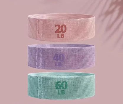 3-Piece Fabric Resistance Bands